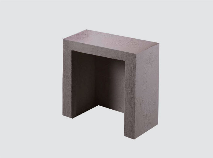 Boczny schowek na drewno do kominka ogrodowego Schiedel Isokern S